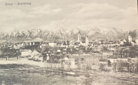 Prodam razglednico Kranj-poslana 1918