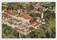 Radovljica pogled z zraka 1961