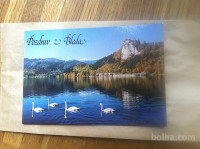 razglednica Pozdrav z Bleda, viden Blejski grad, naprodaj