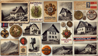 Razglednice Ratitovca in Krekova koča