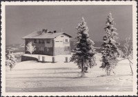 RIBNICA NA POHORJU 1952 - Ribniška koča  pozimi