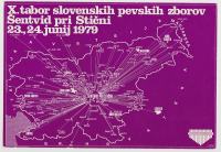 Šentvid pri Stični X. 10. tabor slovenskih pevskih zborov junij 1979