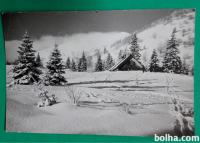Soriška planina 1964 potovana razglednica