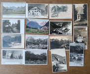 Stare razglednice Kranjska gora, Rateče, Mojstrana, Podkoren, Martulk