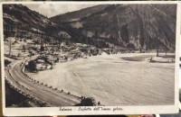 Tolmin-soča-jezero zamrznjeno,poslana vendar brez znamke