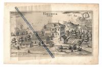 VALVAZOR - DVOREC RIBČE PRI BLEDU, FISCHERN - TOPOGRAFIJA, 1679
