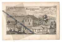 VALVAZOR - GRAD PLETERJE, PLETERHOFF - TOPOGRAFIJA, 1679