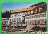Železničarski dom na Pohorju 1964 potovana razglednica