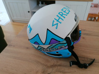 Otroška smučarska čelada Shred z očali 53-56, xs-s