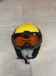 Smučarska čelada + Očala
