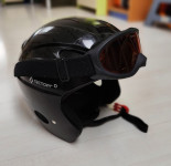 TECNOPRO št. XS (48 - 50 cm ) otroška smučarska čelada očala KOT NOVA