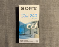 VHS kaseta Sony Clarity & Durability 240 min.