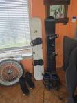 snowboard buci vezi komplet  step on  F2 odličen
