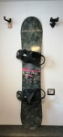 Snowboard Burton punch 40, 140cm z vezmi Burton mission