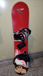Snowboard z vezmi otroški 115cm