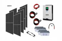 Solarna akumulacijska elektrarna vikend sistema 48V - 2200W / 4000W