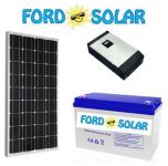 SOLARNI KOMPLETI: 180W paneli, akumulatorji, regulator HIBRID