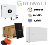 Li-ion SONČNA ELEKTRARNA GROWATT 5,5kWp z 10kWh hranilnikom Growatt