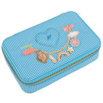 Otroška enoprostorna trda polna šolska peresnica Pencil Box Filled Jeu