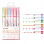 Set 6 markerjev z različnimi dekorativnimi vzorci 3