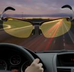 Očala za vožnjo proti bleščanju, nočno vožnjo , bolšo vidlivost z UV