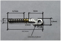 Vzmetni šarnirji za očala