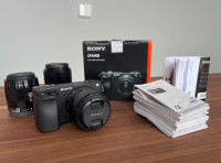SONY ALPHA 6400 - 23, 35 in 50 mm (1,4 / 1,8 / 1,8)