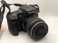 Sony a350 + Sony 18-55mm + Minolta 70-210mm