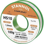 Stannol HS10 2,5% 1,0MM SN99,3CU0,7 CD 100G spajkalna žica, neosvinčen
