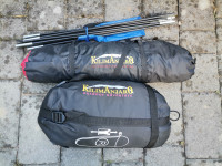 Spalna vreča in šotor Kilimanjaro