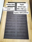 Preproga/ tepih 80 x 150 cm rjav