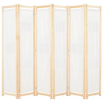 vidaXL Paravan 6-delni 240x170x4 cm blago kremne barve