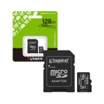 Kingston Canvas Select Plus MicroSD kartica z adapterjem 128GB UHS I C