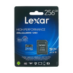 Lexar 633X MicroSD kartica z adapterjem 256GB UHS 1 Class 10