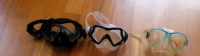 Prodam rabljene otroške maske za potapljanje.