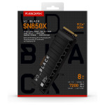 8TB WD črni SSD SN850X hladilnik s SANDISK-om