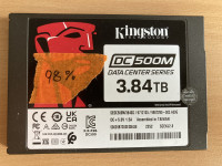 Kingston DC500M 3.84TB 2.5" SSD SATA Health: 97%