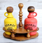 LESENO STOJALO WHISKY COGNAC VISKI KONJAK