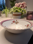 Nostalgična vintage porcelanasta skleda – Japonska, vrtnice, 1950/60