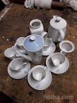 Porcelan pet delni komplet za kavo postrežno