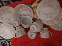 retro skodelice, porcelan