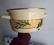 SAMO 1 EUR !!! - Retro, vintage emajliran lonec, pisker, posoda