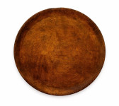 Starinska lesena deska – restavrirana, Ø 34 cm