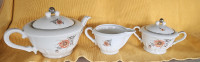 VELIK IN MALI VRČ TER SLADKORNICA - PORCELAN