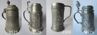 Vintage German pewter beer mug