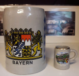 Vintage keramična vrča za pivo in žganje