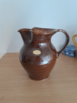 Vrč za vino, majolika, ročno delo, 18 cm