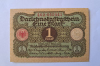 Nemčija 1 marka 1920 AU UNC