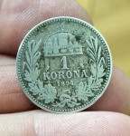 !"Avstroogrska - 1 krona 1894 ogrski grb