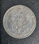 !"Avstroogrska - 2 guldna 1891